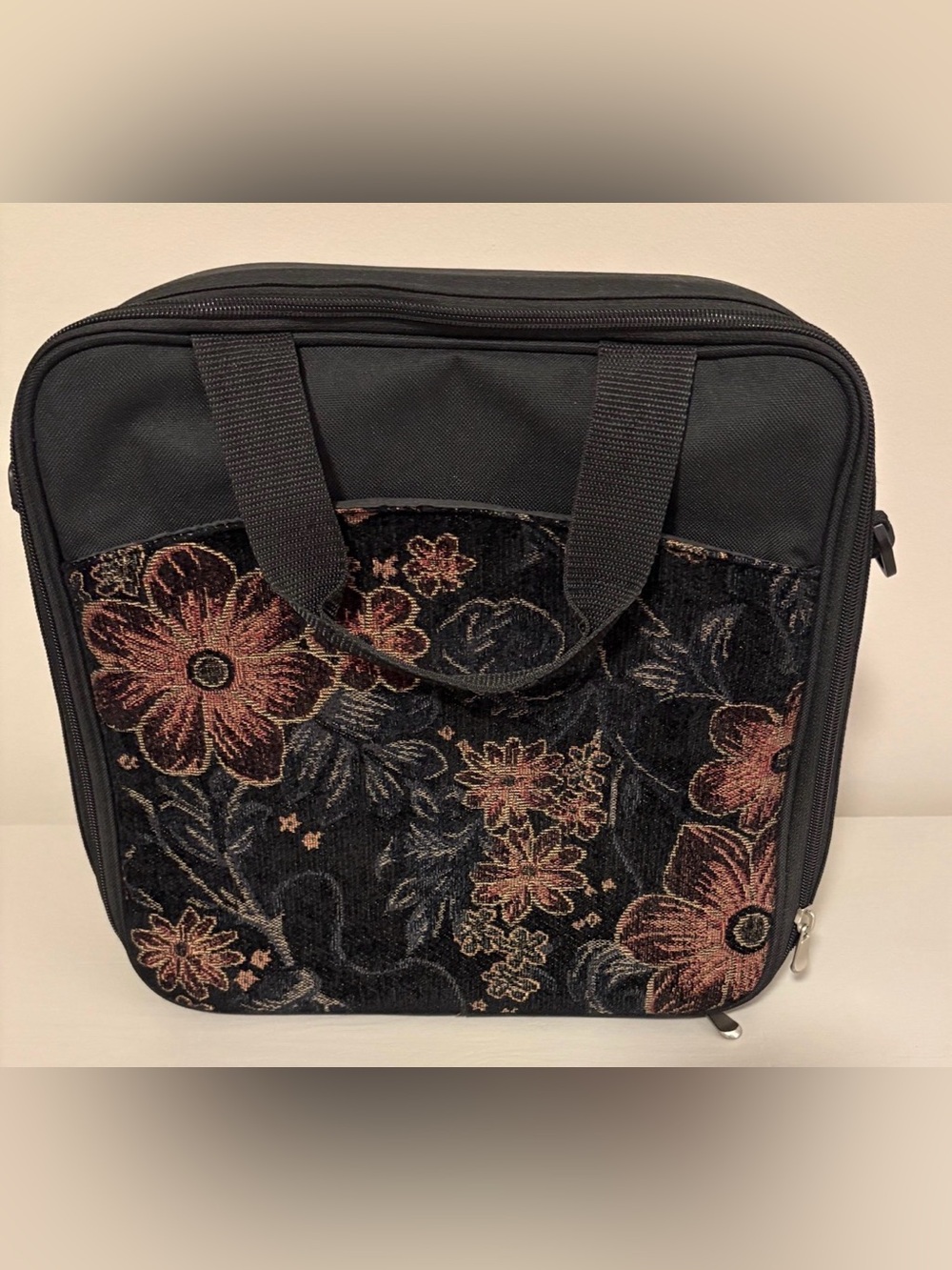 Floral Tapestry Carryon Suitcase Bag